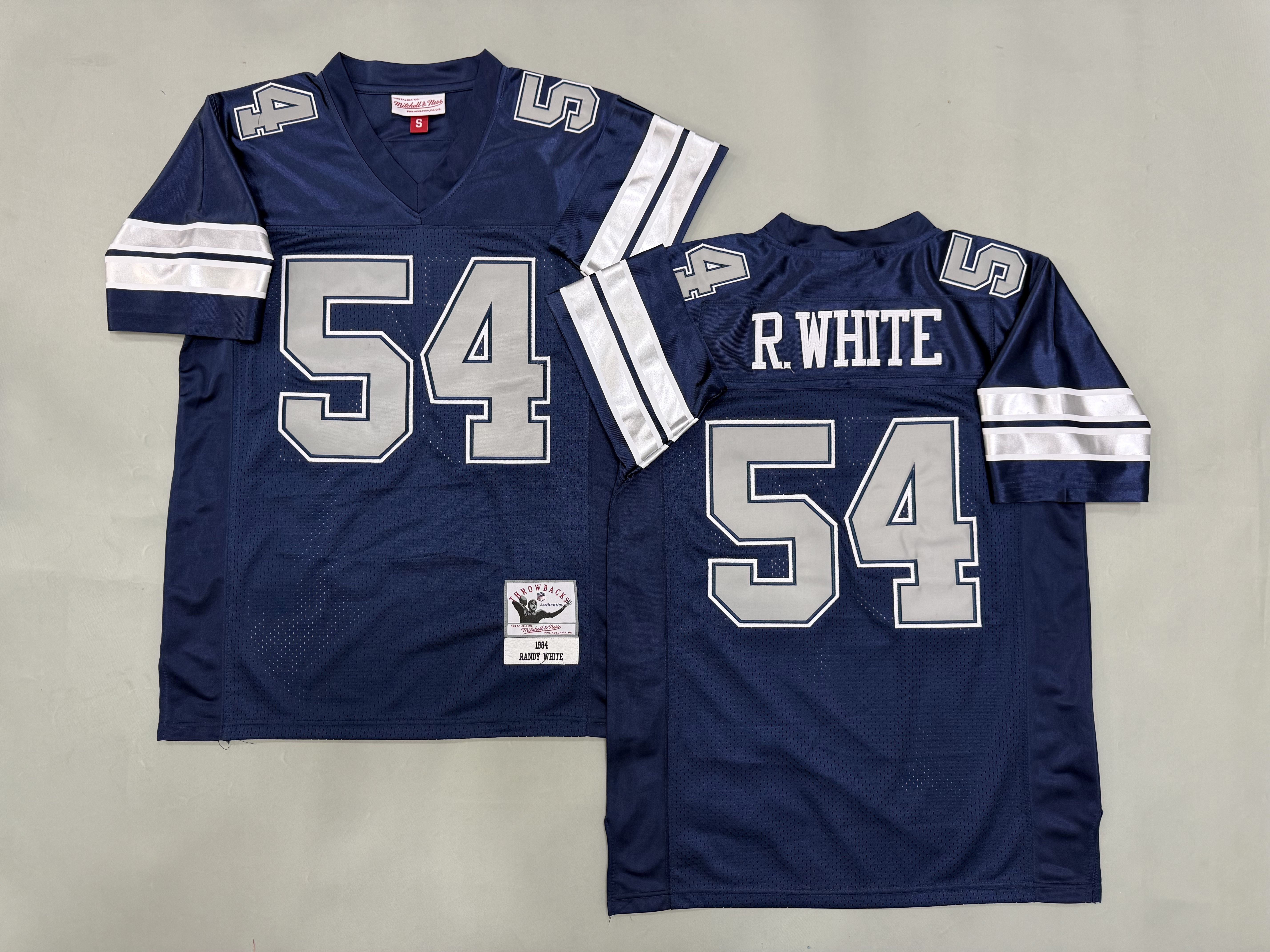 Men 2026 Dallas Cowboys #54 R.White Blue Throwback Game NFL Jersey 001->dallas cowboys->NFL Jersey